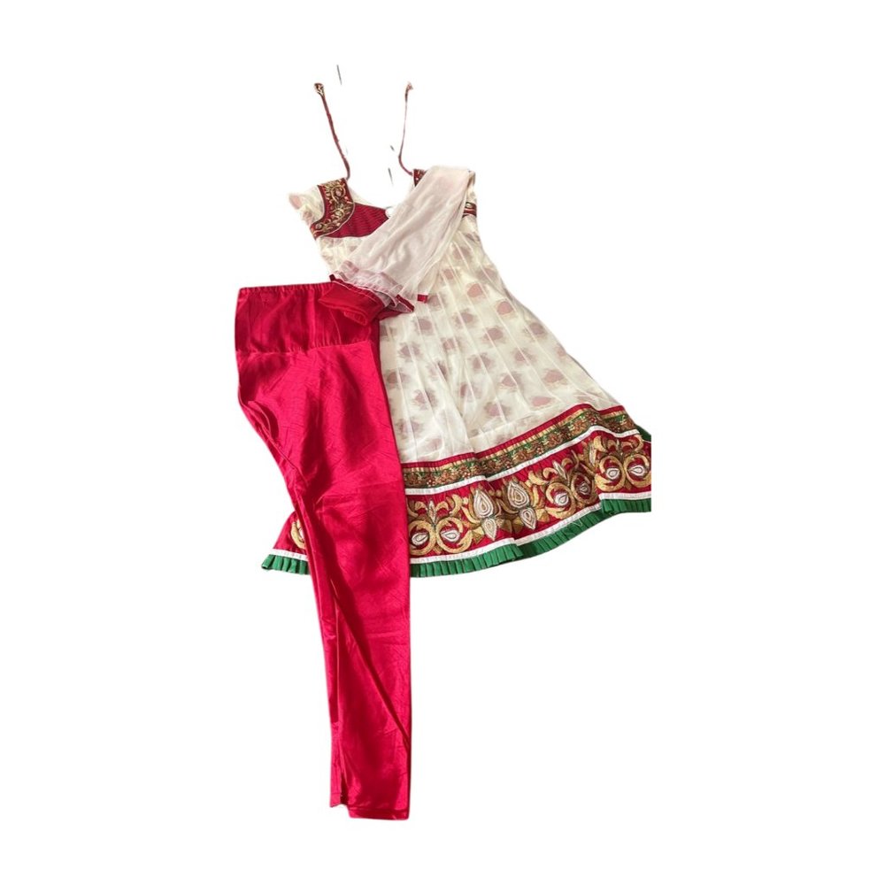 Beautiful Indian Dress | White and Gold | Worn Once